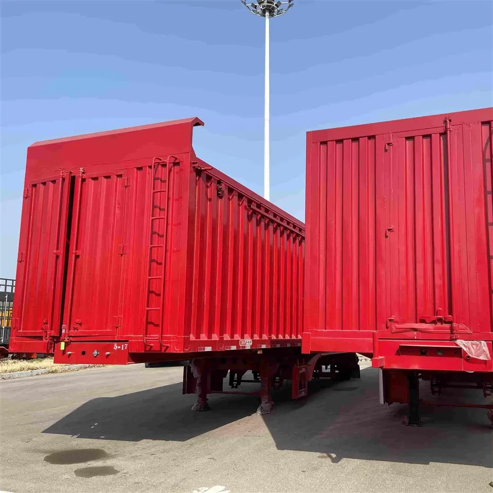 Eftirvagn ökutæki 40ft 53ft lokað kassi Van Type Semi Trailer
